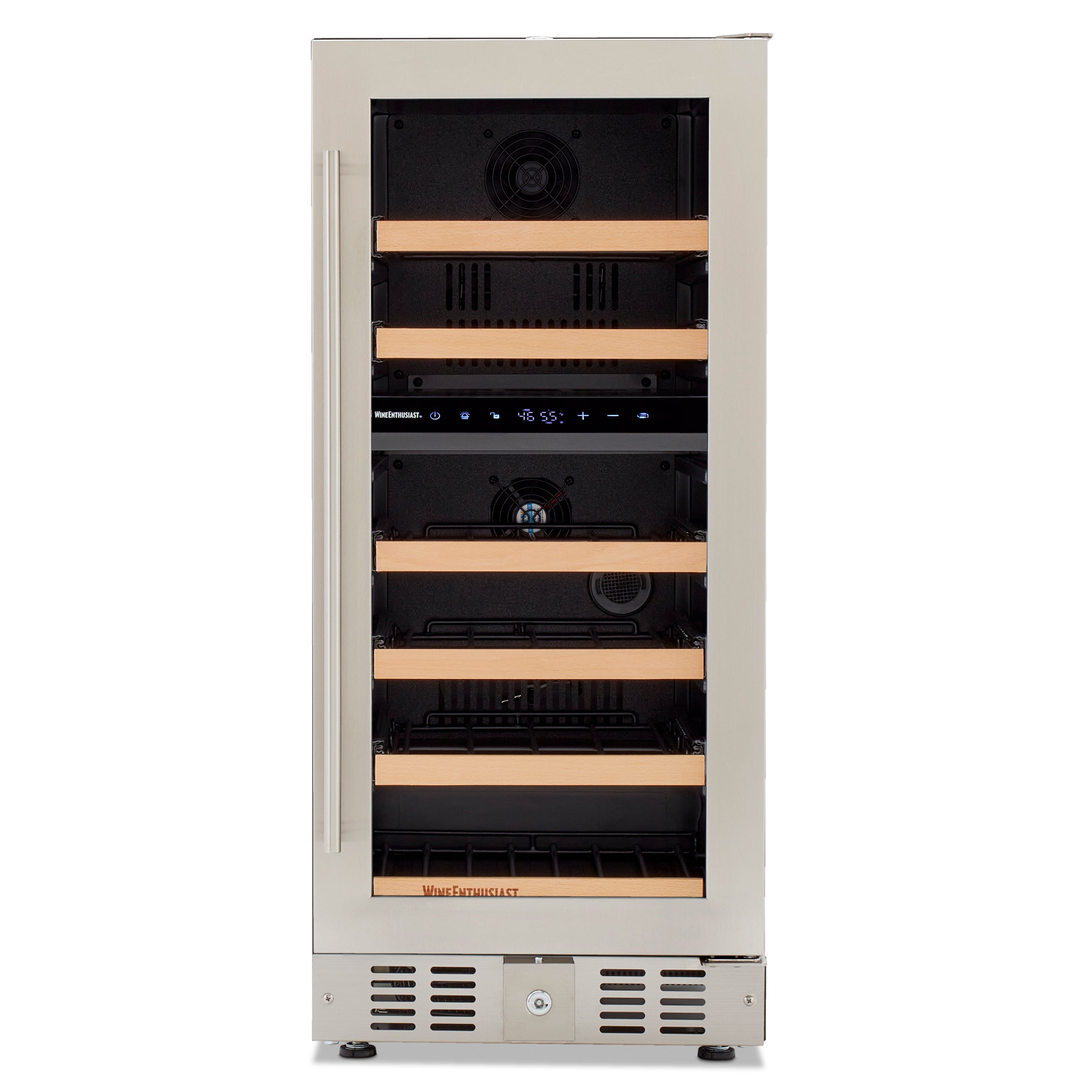 Wine Enthusiast S 15” Undercounter Dual Zone Wine Cellar, SS RH
