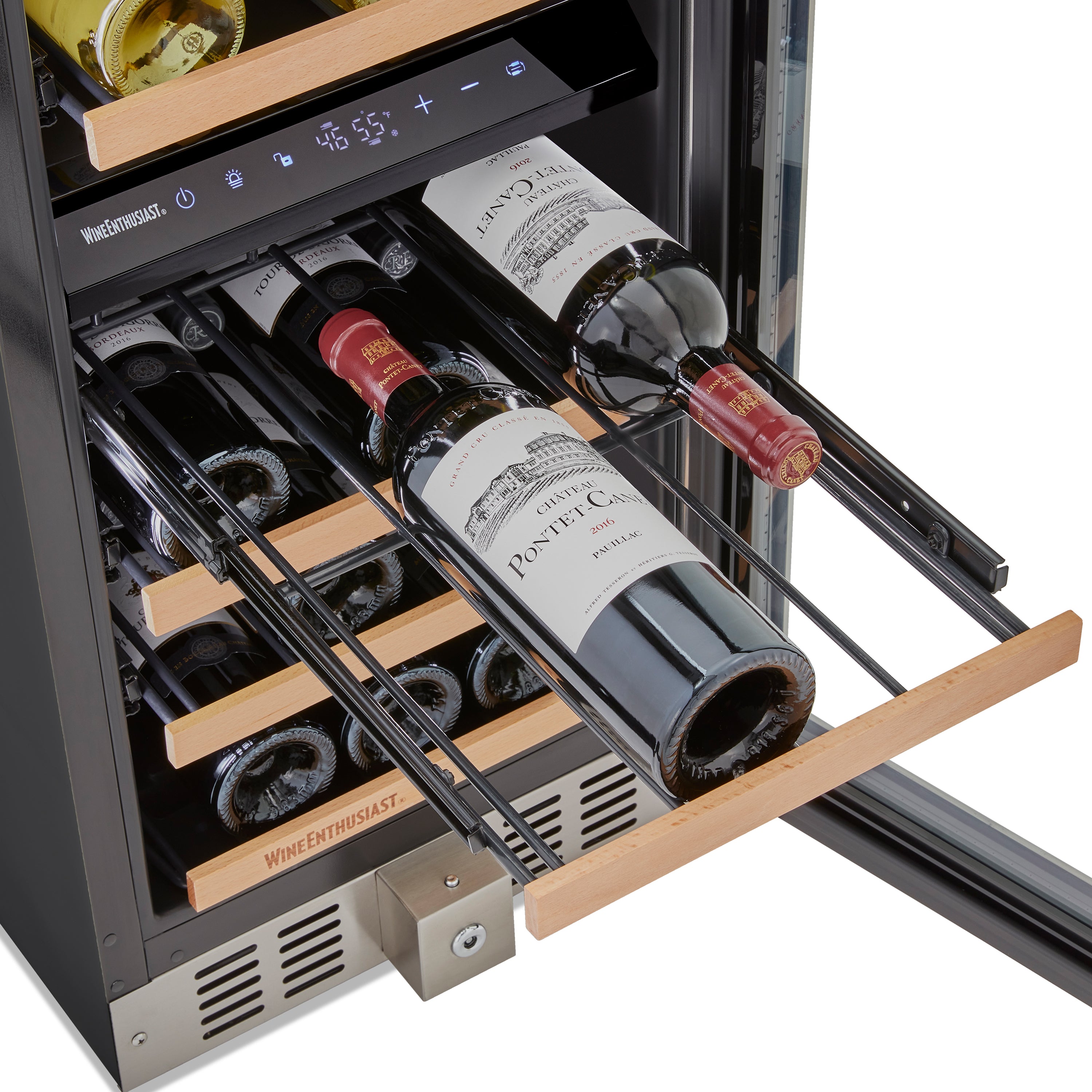 Wine Enthusiast S 15” Undercounter Dual Zone Wine Cellar, SS RH