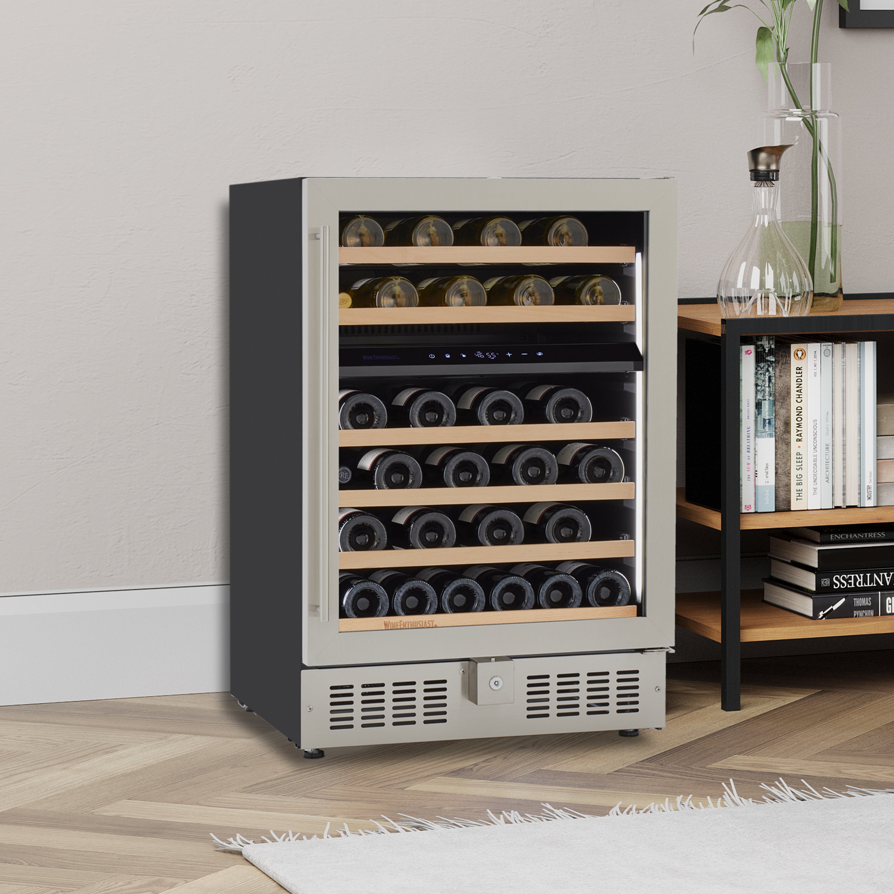 Wine Enthusiast S 24” Undercounter Dual Zone Wine Cellar, SS RH
