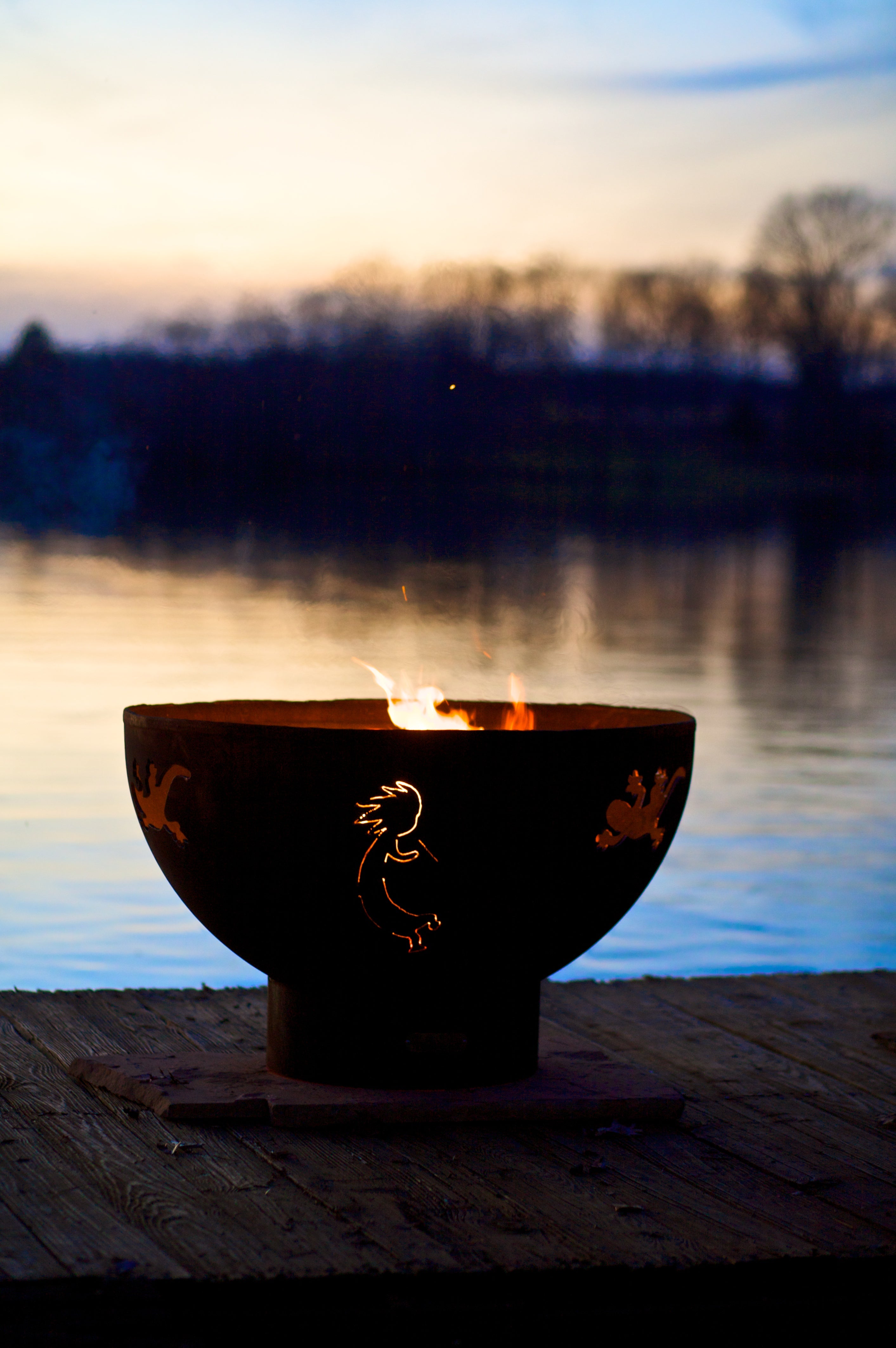 Fire Pit Art Kokopelli