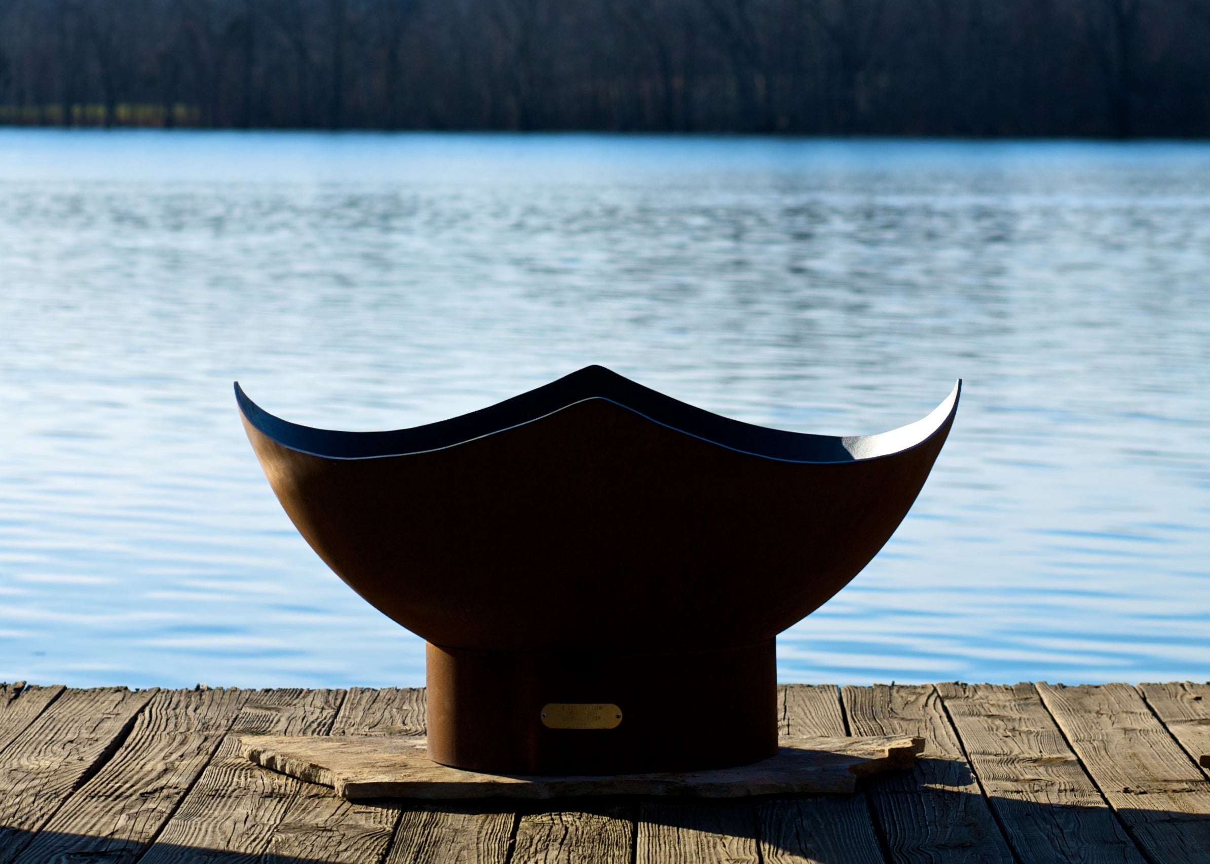 Fire Pit Art Manta Ray