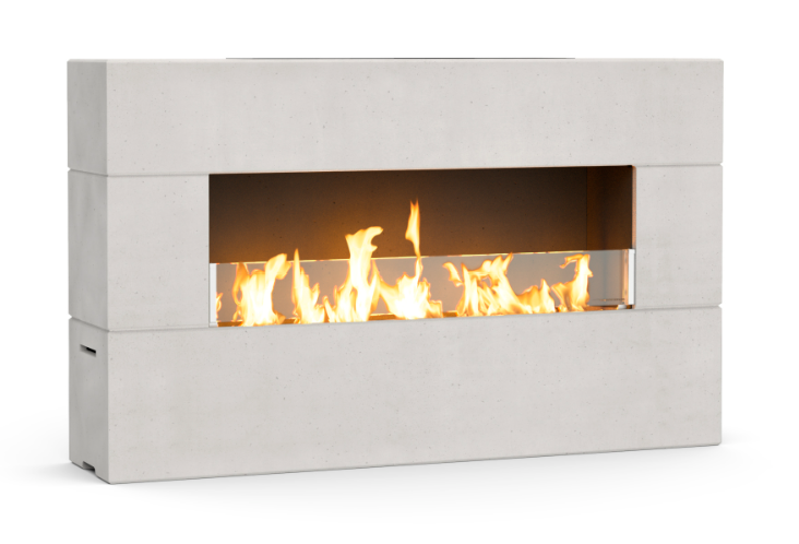 American Fyre designs - Milan Low Outdoor Fireplace