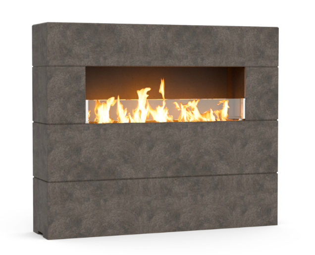 American Fyre designs - Milan Tall Outdoor Fireplace