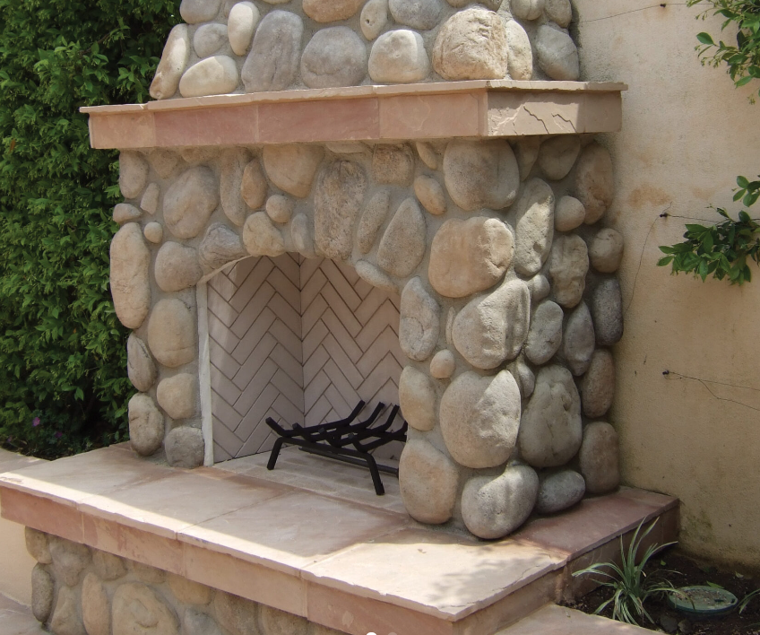 American Fyre Designs - Contractors Model Outdoor Fireplace