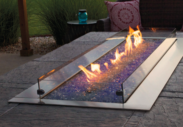 Empire - Carol Rose Outdoor Fire Pit Linear 48