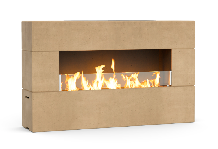 American Fyre designs - Milan Low Outdoor Fireplace