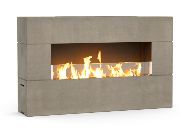 American Fyre designs - Milan Low Outdoor Fireplace