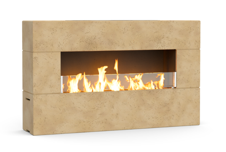 American Fyre designs - Milan Low Outdoor Fireplace