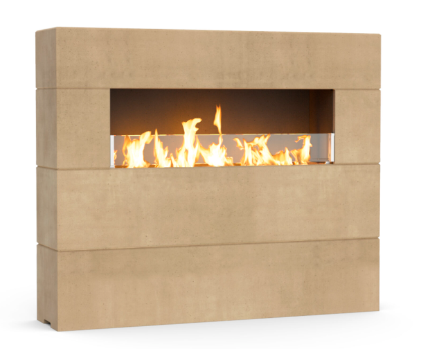 American Fyre designs - Milan Tall Outdoor Fireplace