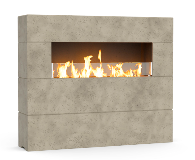 American Fyre designs - Milan Tall Outdoor Fireplace