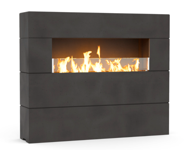 American Fyre designs - Milan Tall Outdoor Fireplace