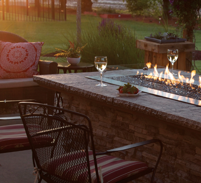 Empire - Carol Rose Outdoor Fire Pit Linear 48