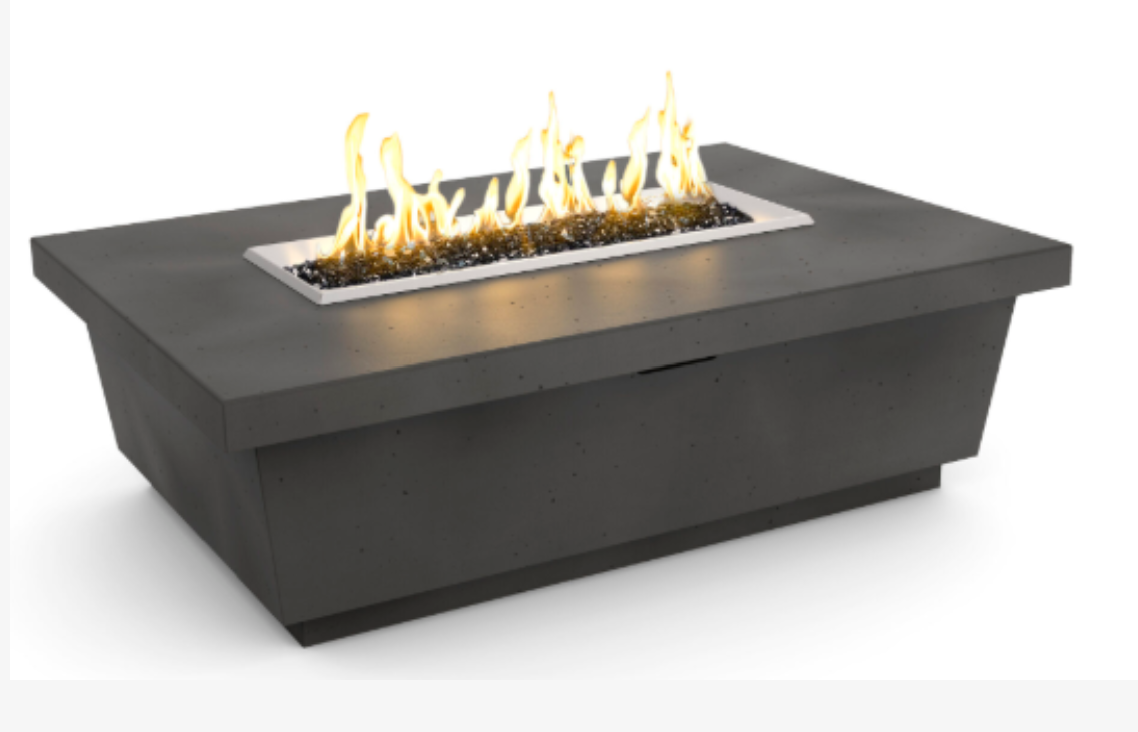 American Fyre designs - Contempo Rectangle Firetable