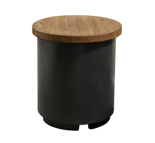 American Fyre Designs - Contempo Tank/End Table for No Storage Propane Models