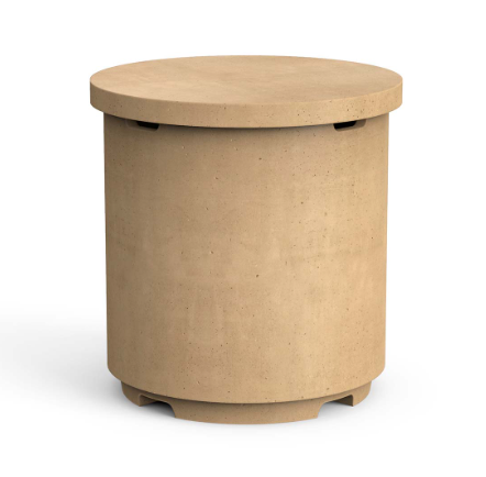 American Fyre Designs - Contempo Tank/End Table for No Storage Propane Models
